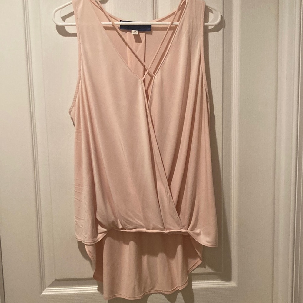 Francesca’s light pink top size medium